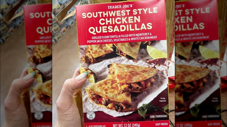 Trader Joe's Southwest Style Chicken Quesadillas