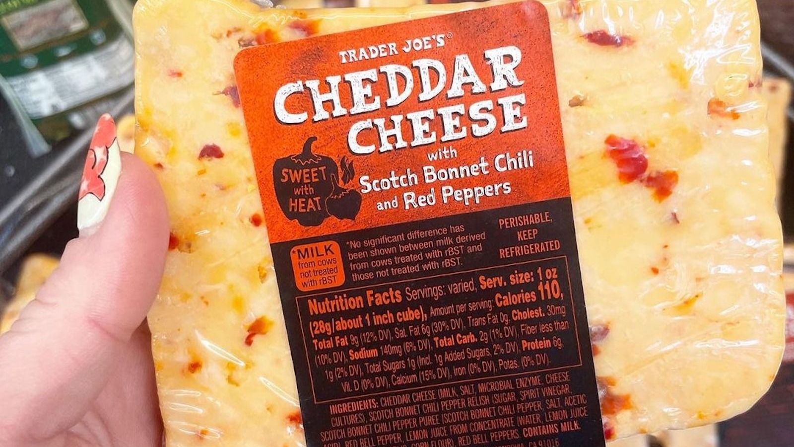 Trader Joes Fans Cant Get Enough Of This Spicy New Cheddar Cheese