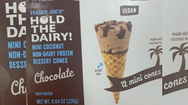 Trader Joe's mini frozen dessert cones