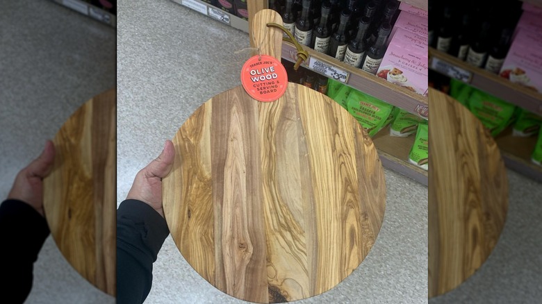 Trader Joe's Olive wood carving board