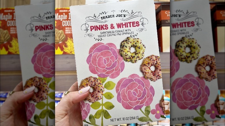 Trader Joe's Pinks & Whites shortbread yogurt cookies