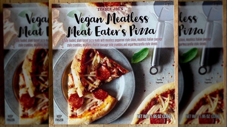 Trader Joe's Vegan Meatless Meat Eater's Pizza 