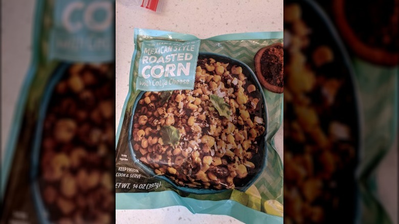 Mexican style roasted corn Trader Joe's