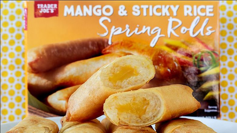 Trader Joe's Mango Sticky Rice Spring Rolls