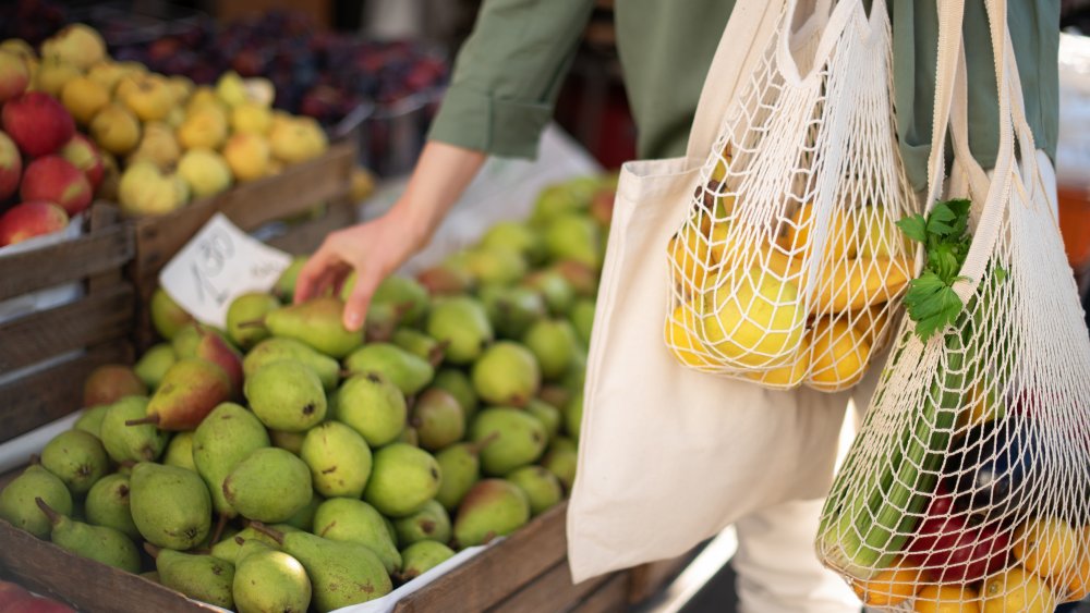 Bring your own shopping bags to trader joe's