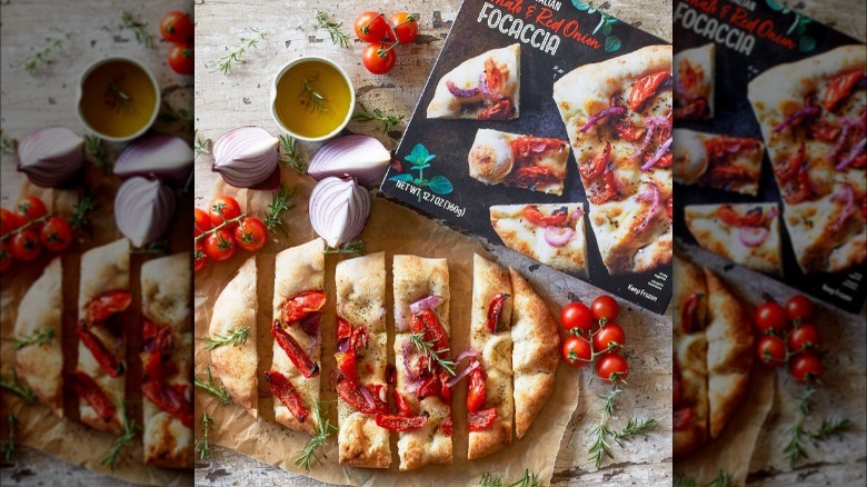 Italian Tomato & Red Onion Focaccia