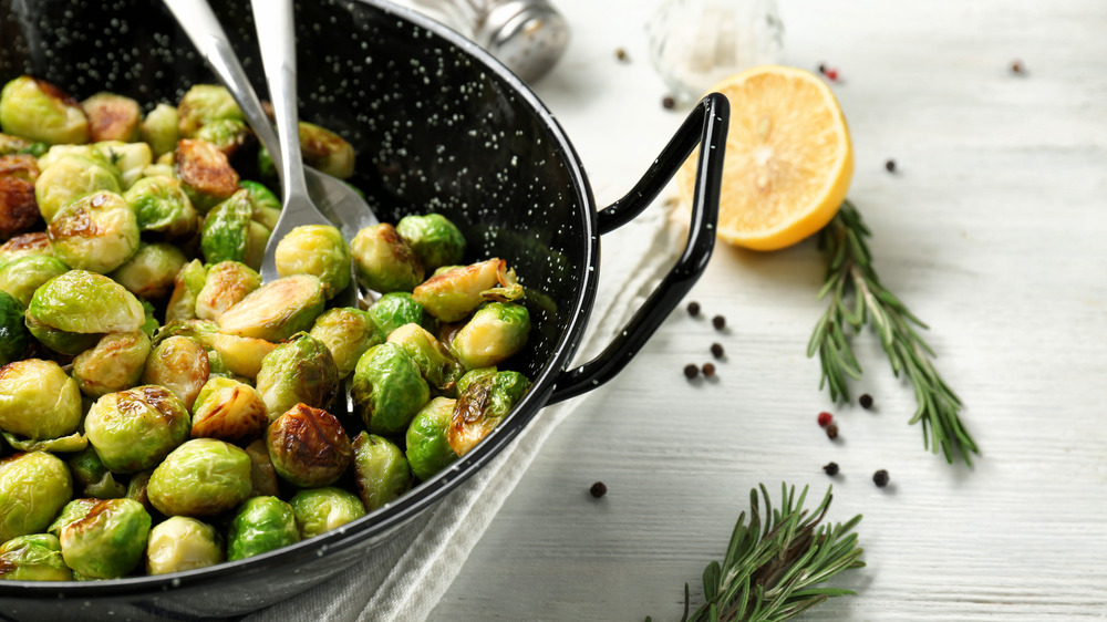 Sauteed Brussels sprouts