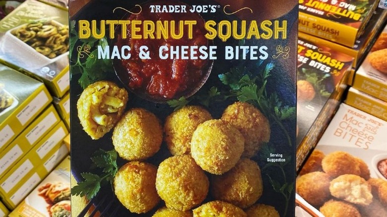 new Trader Joe's butternut squash mac and cheese bites