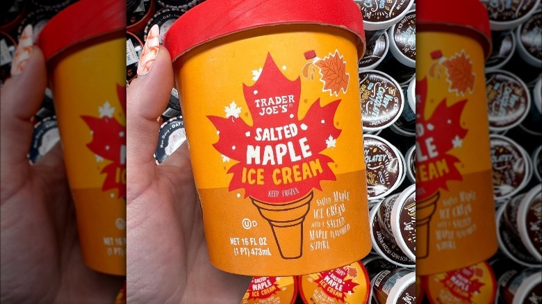 Trader Joe's Salted Maple Ice Cream