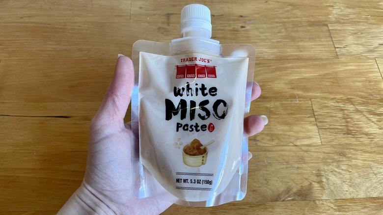 white miso paste pouch