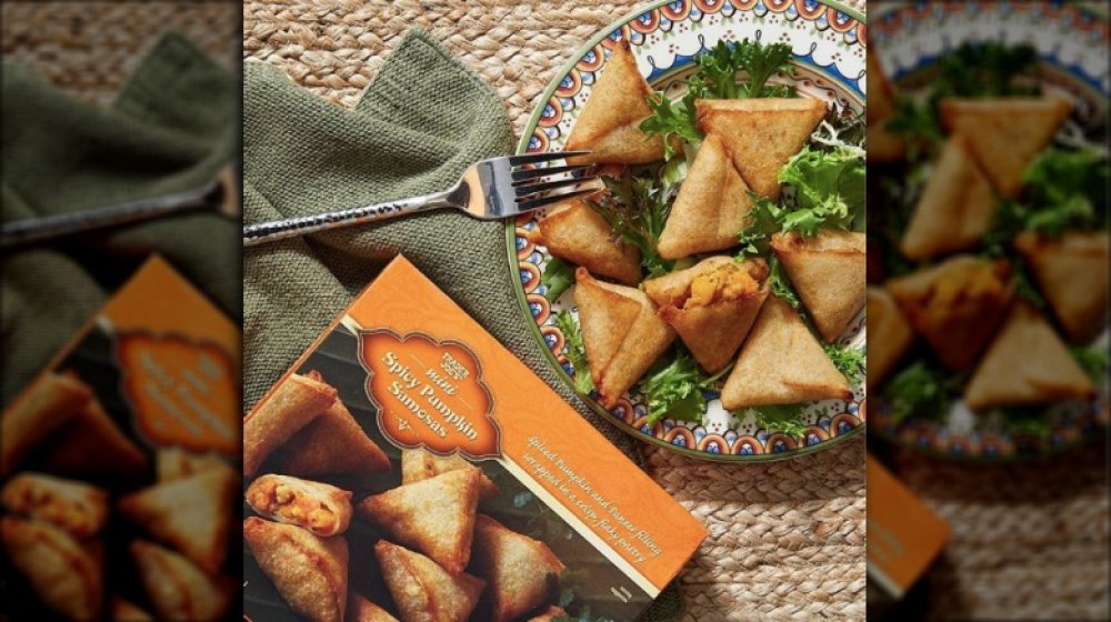 Trader Joe's pumpkin samosas