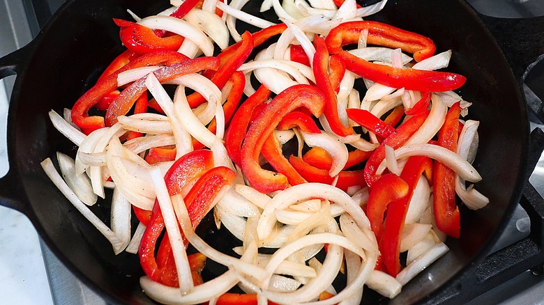 Trader Joe's Philly Cheesesteak onion and peppers 