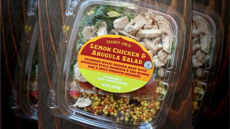 Trader Joe's Lemon Chicken & Arugula Salad