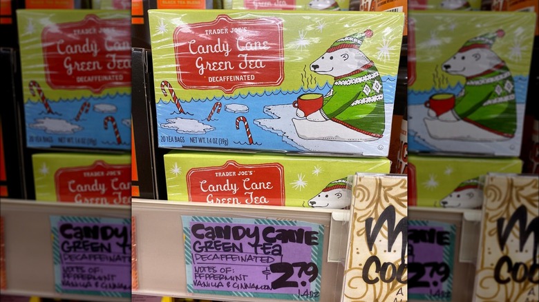 Trader Joe's Candy Cane Green Tea