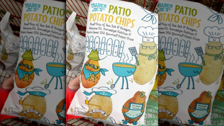 Bag of Trader Joe's Patio Potato Chips