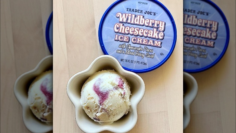 Trader Joe's Wildberry Cheesecake Ice Cream