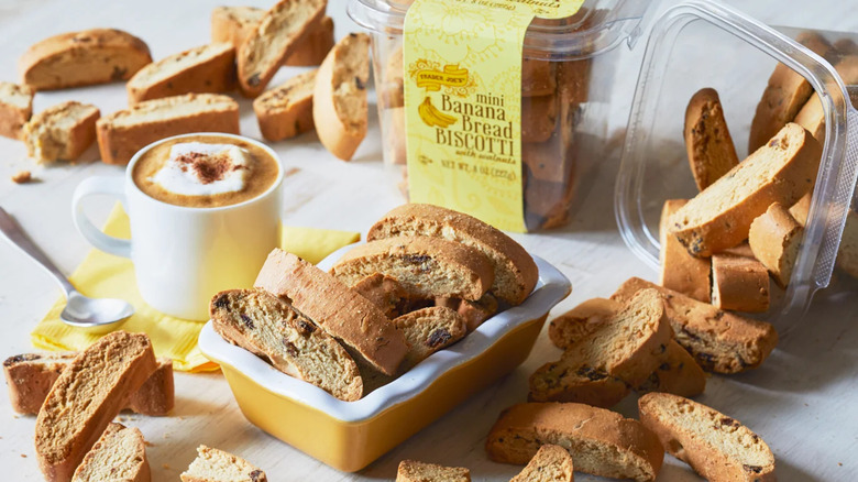 Trader Joe's new mini Banana Bread Biscotti 