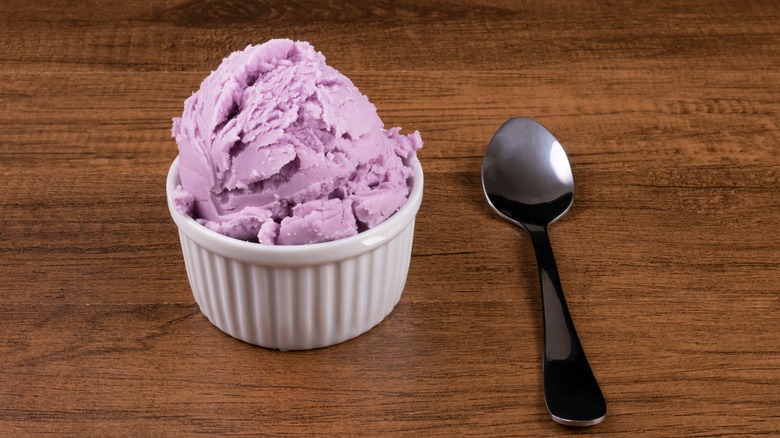 Ube ice cream