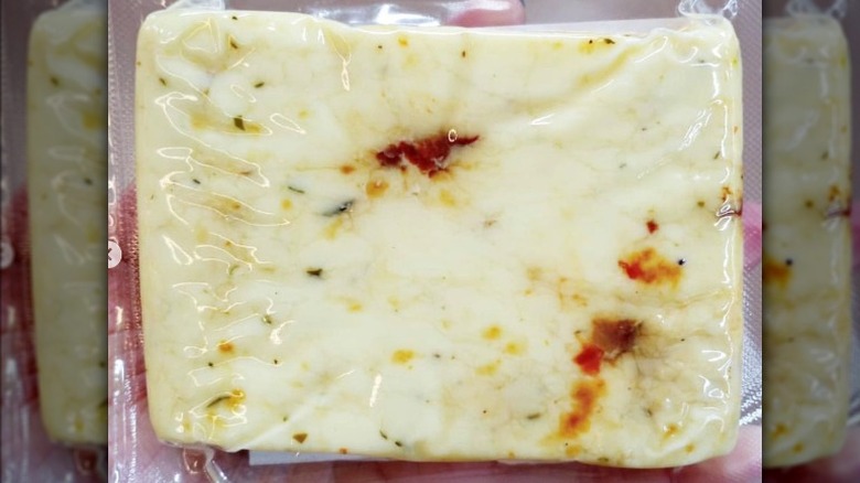 Trader Joe's pizza bread cheese