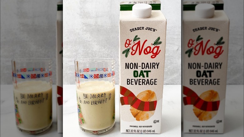 Trader Joe's vegan oat nog