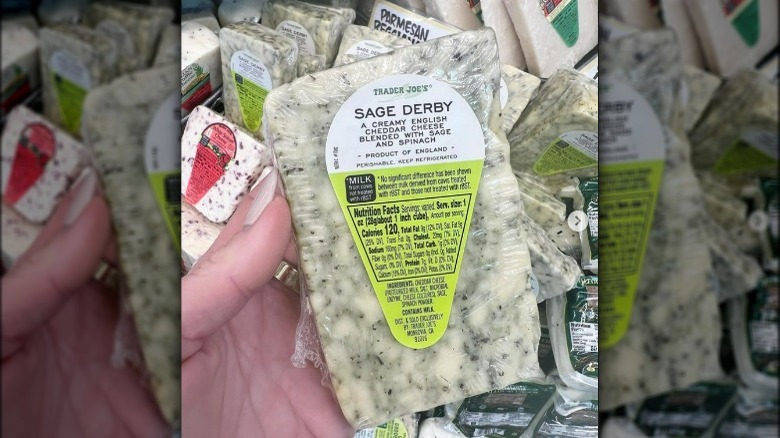 Ingredients of Sage Derby cheddar