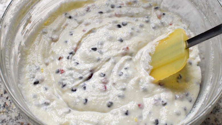 ricotta mix in bowl 