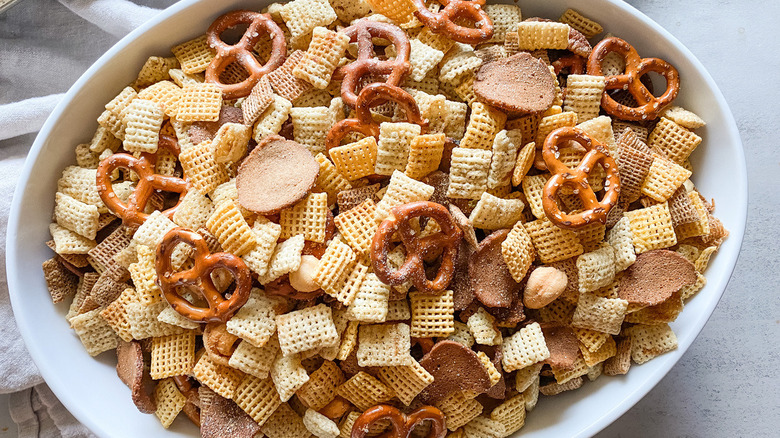 Traditional Chex Party Mix Recipe