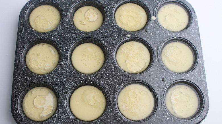 yorkshire pudding in muffin tray