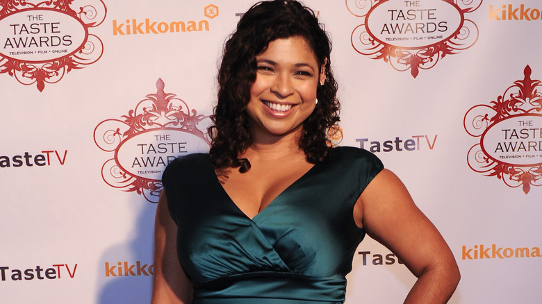 Aarti Sequeira on red carpet