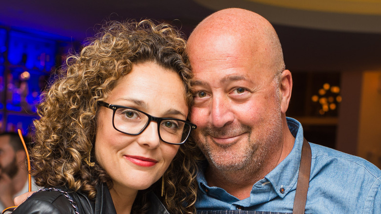 Andrew Zimmern and ex wife Rishia Haas