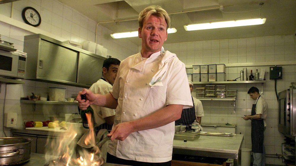 Gordon Ramsay in the kitchen 