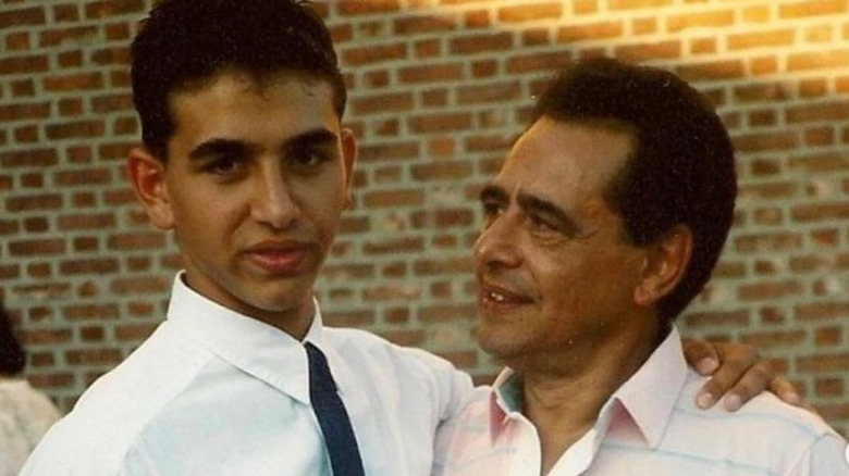 teenage Valastro with father