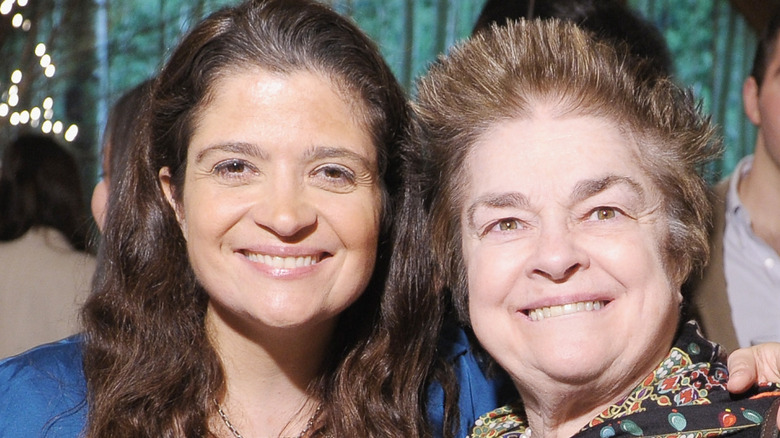 Closeup of Alex Guarnaschelli and mother Maria Guarnaschelli