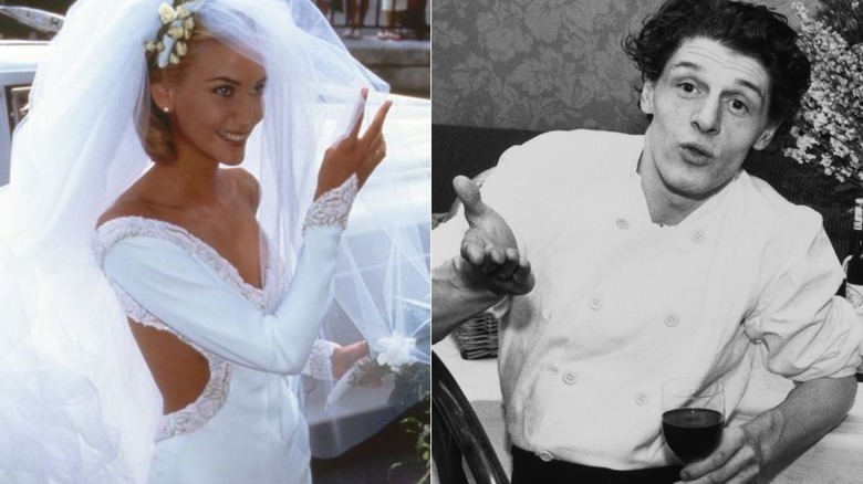 Split screens of model Lisa Butcher and ex husband Marco Pierre White