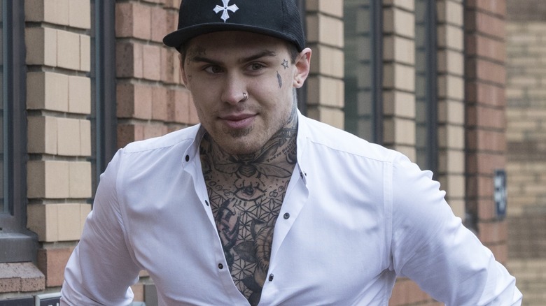 Marco Pierre White Jr wearing white shirt