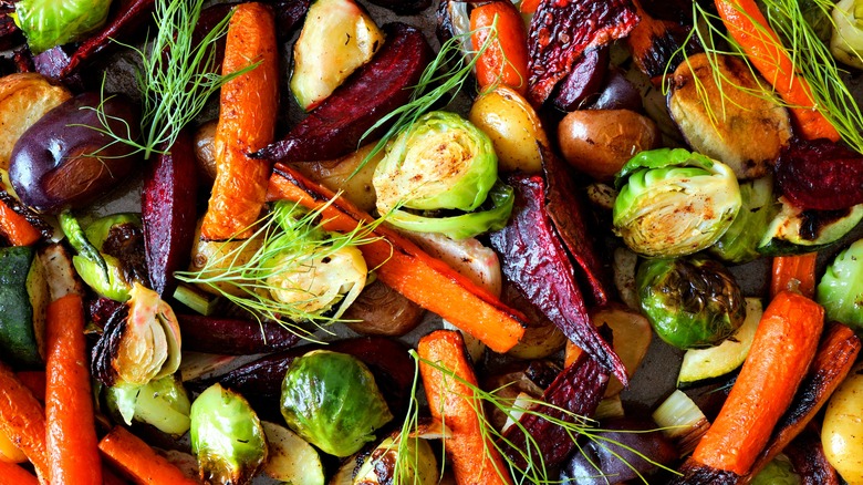 Roasted root vegetables