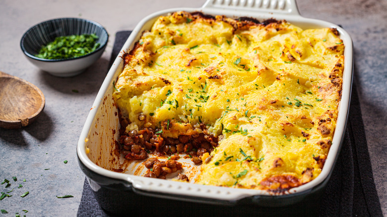 Lentil shepherd's pie