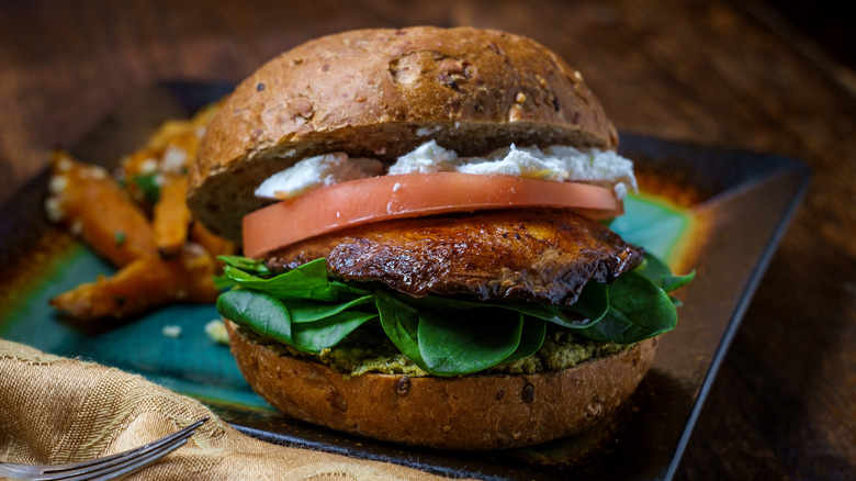 portobello mushroom burger