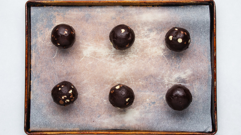 dough balls ready to bake