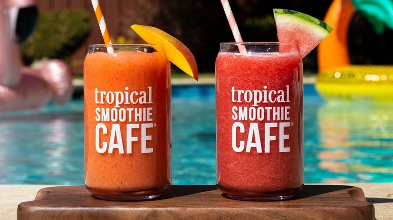 Tropical Smoothie Cafe smoothies