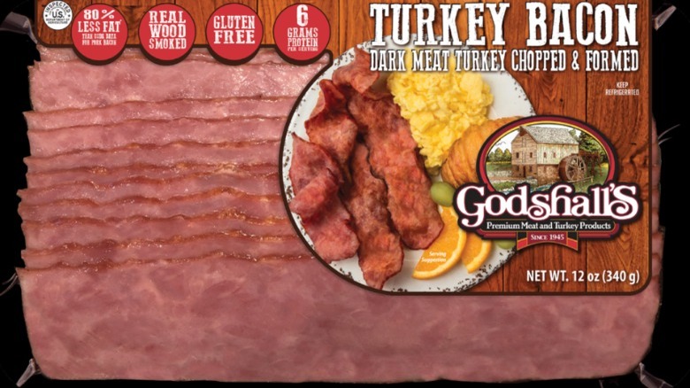 A pack of Godshall's Turkey Bacon