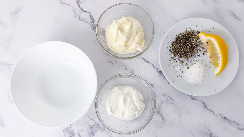 ingredients on countertop