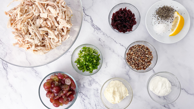 ingredients for turkey salad
