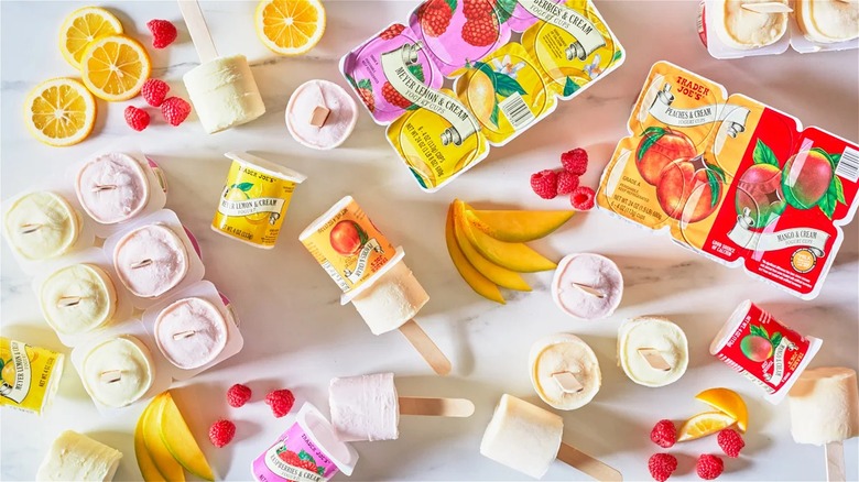 Trader Joe's yogurt cup pops