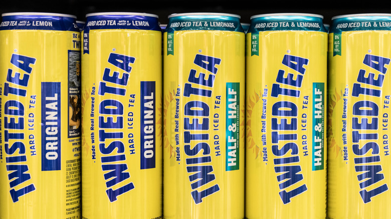 Cans of Twisted Tea