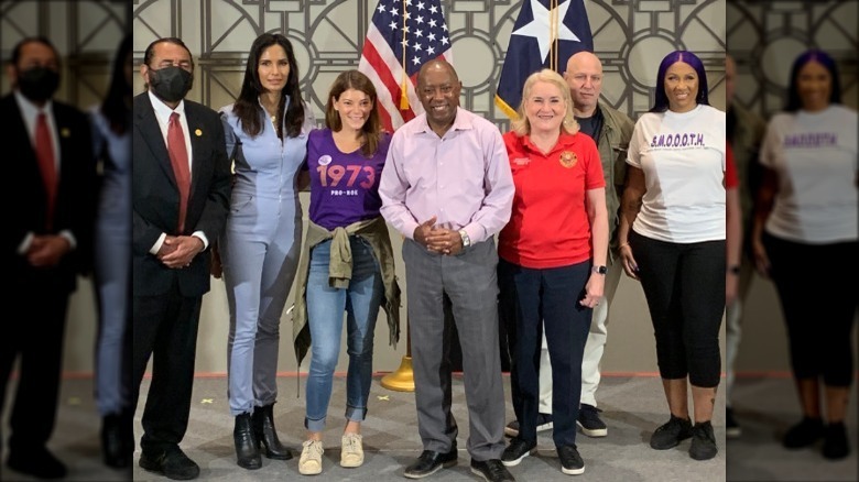 Houston mayor with top chef crew