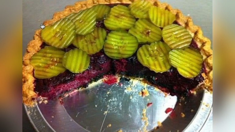 Cranberry pickle pie