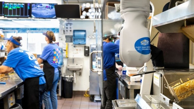 Robots at White Castle