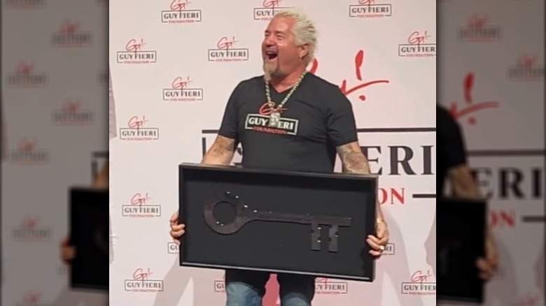 Guy Fieri receives ceremonial key