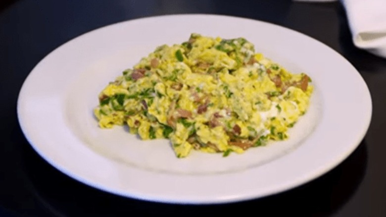 Anthony Bourdain's scrambled eggs 